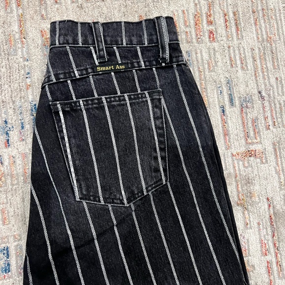 Reformation Smart Ass Jeans - Denim Pinstripe - Picture 3 of 3